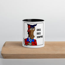 Load image into Gallery viewer, Show Jumping Mug with Color Inside
